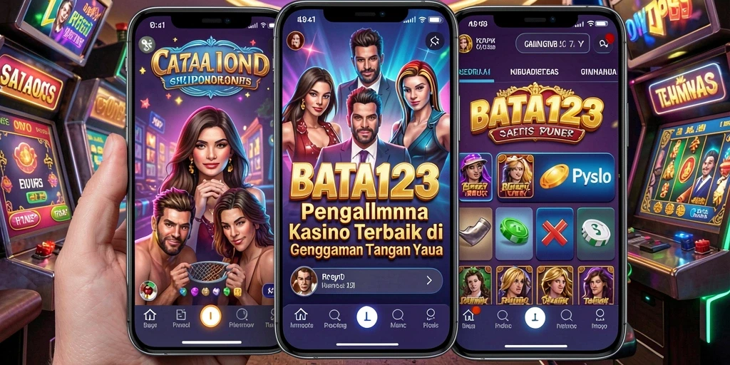 Tampilan menarik saat bermain kasino di BATA123.