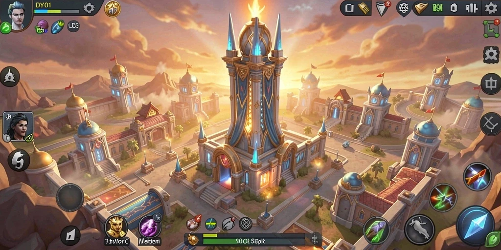 Tampilan menawan dari gameplay DY01 yang seru dan menantang.