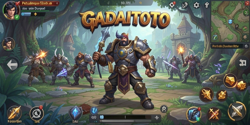 Gameplay menarik GADAITOTO dalam dunia RPG yang penuh petualangan.