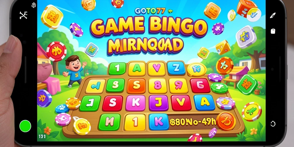 Tampilan gameplay seru GOTO77 dengan fitur Bingo menarik.