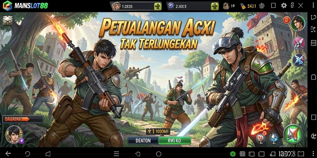 Tampilan gameplay seru dari MAINSLOT88 dengan aksi cepat.