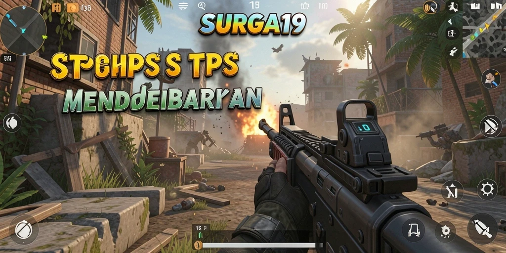 Tampilan gameplay seru dari SURGA19 dengan pertempuran yang intens.